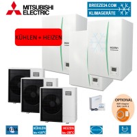 Set Kaskaden 3 x ERSC-MEC Hydrobox + 3 x Wärmepumpe PUHZ-SHW112YAA Kühlen und Heizen Set Kaskaden 3 x ERSC-MEC Hydrobox + 3 x Wärmepumpe PUHZ-SHW112YAA Kühlen und Heizen