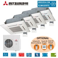 Set 4 x FDTC 35 VF 4-Wege-Deckenkassette Euroraster + SCM 125 ZM-S Set 4 x FDTC 35 VF 4-Wege-Deckenkassette Euroraster + SCM 125 ZM-S
