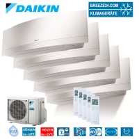 Set 5 x FTXJ25MW R32 Wandgeräte Emura Wifi + 5MXM90N Set 5 x FTXJ25MW R32 Wandgeräte Emura Wifi + 5MXM90N