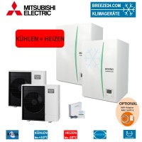 Set Kaskaden 2 x ERSC-MEC Hydrobox + 2 x Wärmepumpe PUHZ-SW100YAA Kühlen und Heizen Set Kaskaden 2 x ERSC-MEC Hydrobox + 2 x Wärmepumpe PUHZ-SW100YAA Kühlen und Heizen