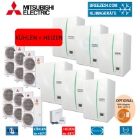 Set Kaskaden 6 x ERSC-MEC Hydrobox + 6 x Wärmepumpe PUHZ-SHW140YHA Kühlen und Heizen Set Kaskaden 6 x ERSC-MEC Hydrobox + 6 x Wärmepumpe PUHZ-SHW140YHA Kühlen und Heizen