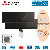 Set 2 x MSZ-EF42VE3 B Premium Wandgeräte + MXZ-4E83VA Set 2 x MSZ-EF42VE3 B Premium Wandgeräte + MXZ-4E83VA