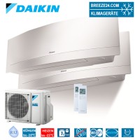 Set 2 x FTXJ35MW R32 Wandgeräte Emura Wifi + 2MXM50M9 Set 2 x FTXJ35MW R32 Wandgeräte Emura Wifi + 2MXM50M9