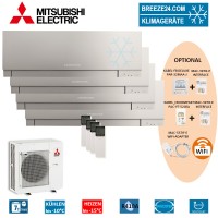 Set 4 x MSZ-EF25VE3 S Premium Wandgeräte + MXZ-4E83VA Set 4 x MSZ-EF25VE3 S Premium Wandgeräte + MXZ-4E83VA