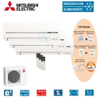Set 3 x MSZ-SF25VE Kompakt Wandgeräte + MXZ-3E54VA Set 3 x MSZ-SF25VE Kompakt Wandgeräte + MXZ-3E54VA