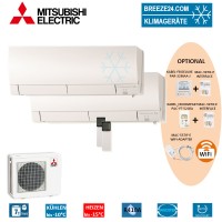 Set 2 x MSZ-FH25VE Deluxe Wandgerät + MXZ-3E54VA Set 2 x MSZ-FH25VE Deluxe Wandgerät + MXZ-3E54VA
