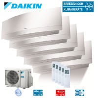 Set 4 x FTXJ25MW + FTXJ35MW R32 Wandgeräte Emura Wifi + 5MXM90N Set 4 x FTXJ25MW + FTXJ35MW R32 Wandgeräte Emura Wifi + 5MXM90N
