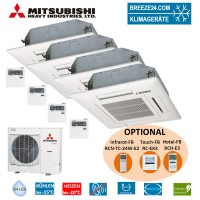 Set VRF 4 x FDTC 28 KXE6 4-Wege-Deckenkassette Euroraster + FDC 140 KXEN6 Set VRF 4 x FDTC 28 KXE6 4-Wege-Deckenkassette Euroraster + FDC 140 KXEN6